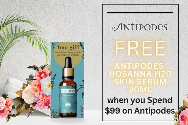 FREE when you spend over $99 on Antipodes