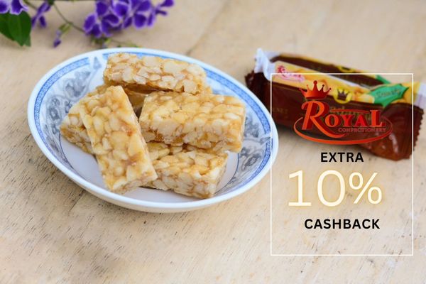 Royal Confectionery Extra 10% Cashback  Shelano Lab Extra 10% Cashback FAQs Addtional Notes Chevron Up Icon  Note that shipping fee is not included in the computation of your total earn. Cashback earn is forfeited when orders are cancelled or refunded. Cas