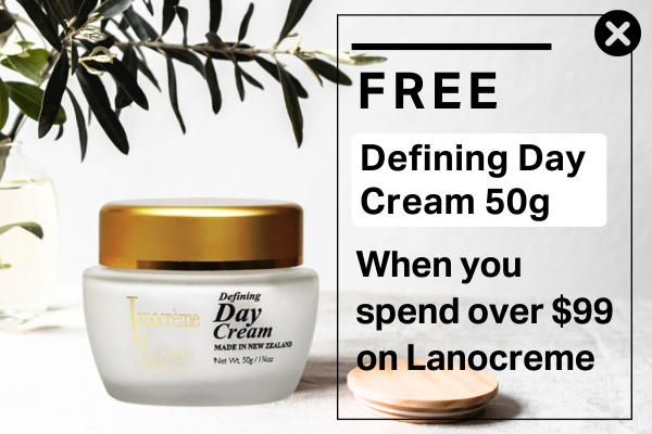 FREE when you spend over $99 on Lanocreme