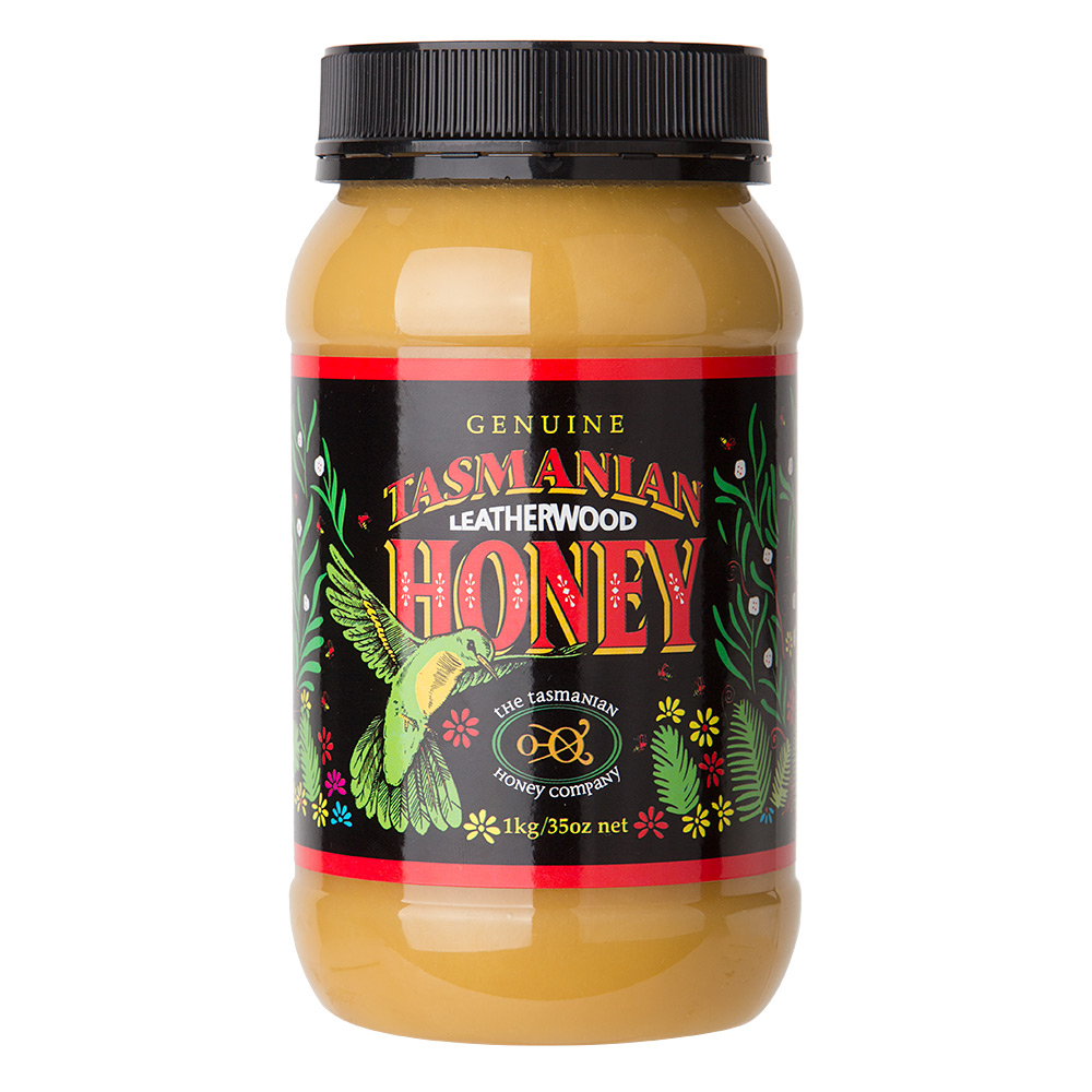 details about tasmanian honey-leatherwood honey (plastic) 1kg