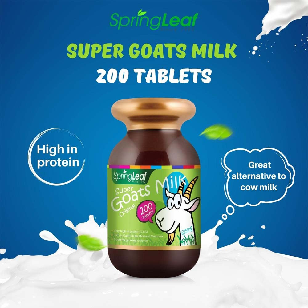 Springleaf Goat Milk Original 695mg 200 Tablets | Natonic