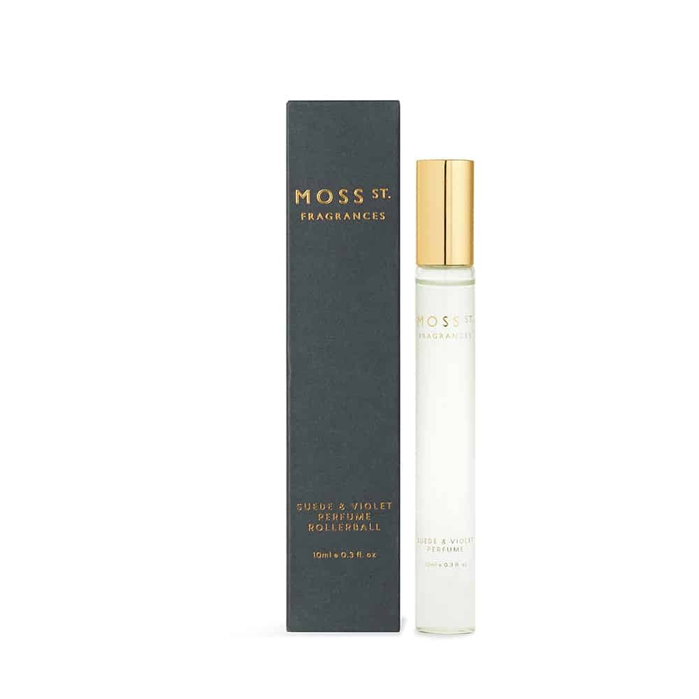 Moss St. Fragrances Suede & Violet Perfume Rollerball 10ml | Natonic