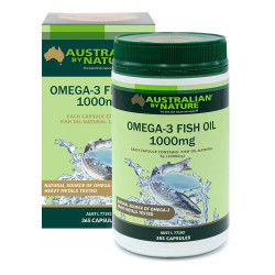 Australian by Nature-Omega-3 Fish Oil 1000mg 365 Capsules