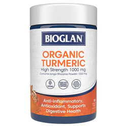 Bioglan-Organic Turmeric High Strength 1000mg 100 Tablets