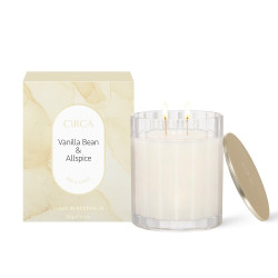 CIRCA-Vanilla Bean & All Spice Scented Soy Candle 350g
