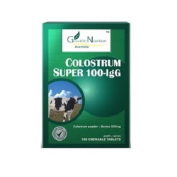 Goodlife Nutrition-Super Colostrum IgG 100 180 Chewable Tablets