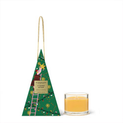 Glasshouse Fragrances-A Tahaa Affair Vanilla Caramel Christmas Bauble 30g