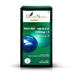 Goodlife Nutrition-Wild Bio Squalene 1000mg +E 365 Capsules
