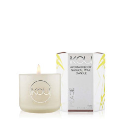 iKOU-Peace Aromacology Natural Wax Candle Rose & Ylang Ylang (Small)