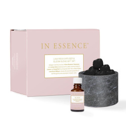 In Essence-Lava Rock Diffuser & Bloom Blend Gift Set (Limited Edition)