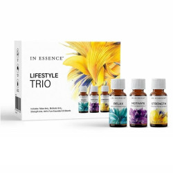 In Essence-Lifestyle Essential Oil Trio Kit (Relax, Motivate, Strength) 3 x 8ml