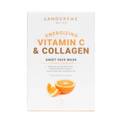 Lanocreme-Energizing Vitamin C and Collagen Sheet Face Mask 5 Sheets