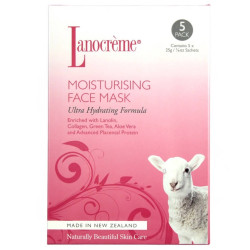 Lanocreme-Moisturising Face Mask 5 Pack