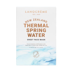 Lanocreme- New Zealand Thermal Spring Water Sheet Face Mask 5 Sheets