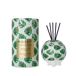 Moss St. Fragrances-Green Sage & Cedar Large Ceramic Diffuser 350ml