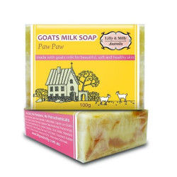 Lilly & Milly-Goats Milk Soap Paw Paw 100g