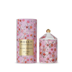 Moss St. Fragrances-Blush Peonies Mini Ceramic Candle 100g