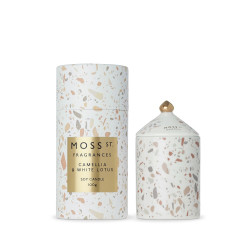 Moss St. Fragrances-Camellia & White Lotus Mini Ceramic Candle 100g