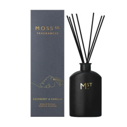 Moss St. Fragrances-Raspberry & Vanilla Scented Diffuser 275ml (Limited Edition)