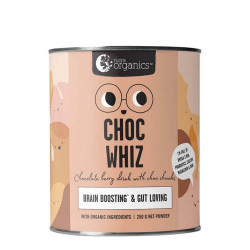 Nutra Organics-Choc Wiz Brain Boosting & Gut Loving Powder 250g