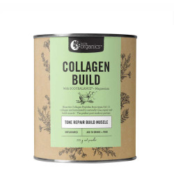 Nutra Organics-Collagen Build with Bodybalance with Bioactive Collagen Peptides Unflavoured 225g