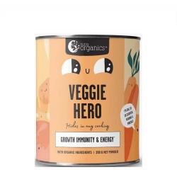 Nutra Organics-Veggie Hero Growth, Immunity & Energy 200g Powder
