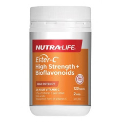 Nutralife-Ester C 1.15g High Strength + Bioflavonoids 120 Tablets