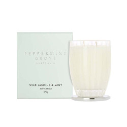 Peppermint Grove-Wild Jasmine & Mint Soy Candle 370g