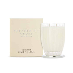 Peppermint Grove-Burnt Fig & Pear Soy Candle 350g
