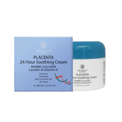 Placenta 24 Hour Moisturising Cream Collagen Lanolin & Vitamin E 100ml