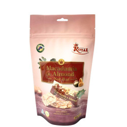Royal Confectionery-Macadamia & Almond Nut Bar 200g
