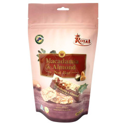 Royal Confectionery-Macadamia & Almond Nut Bar 400g