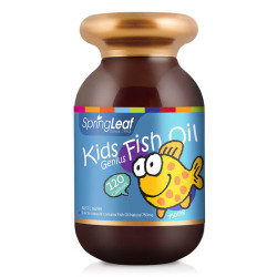 Springleaf-Kids Fish Oil Genius 750mg 120 Capsules