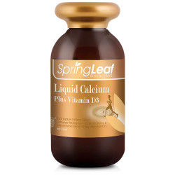Springleaf-Liquid Calcium Plus Vitamin D3 200 Capsules