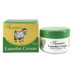 Sunrise-Lanolin Cream + Aloe Vera Extract 100g