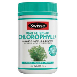 Swisse-Chlorophyll+ High Strength 200 Tablets (SALE)