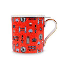 T2 Tea-Iconic English Breakfast Mug with Infuser