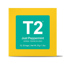 T2 Tea-Just Peppermint Tea Bag Cube 25 Pack (EXP: May 2024)