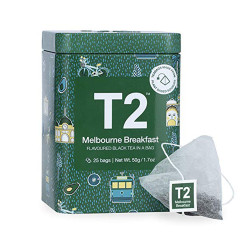 T2 Tea-Melbourne Breakfast Tea Bag Icon Tin 25 Pack