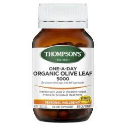 Thompson's-One-A-Day Olive Leaf 5000mg Organic 60 Capsules