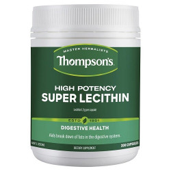 Thompson's-High Potency Super Lecithin 200 Capsules