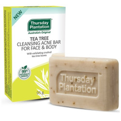 Thursday Plantation-Tea Tree Cleansing Acne Bar For Face & Body 95g