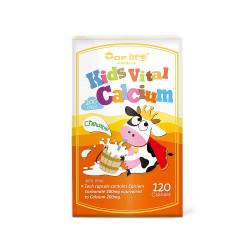 Toplife-Kids Vital Calcium 120 Capsules