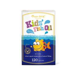 Toplife-Kids Fish Oil 750mg 120 Capsules