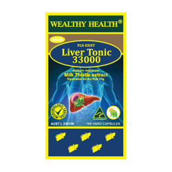 Wealthy Health-FLD-Exist Liver Tonic 33000 100 Capsules