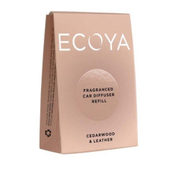 Ecoya-Cedarwood & Leather Car Diffuser Refill