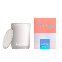 Ecoya-Lime Sorbet & Pink Pepper Soy Wax Fragranced Candle 400g (Limited Edition)