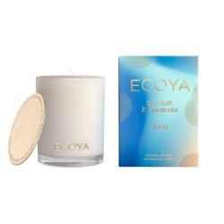 Ecoya-Sea Salt & Gardenia At Noon Soy Wax Fragranced Candle 400g (Limited Edition)