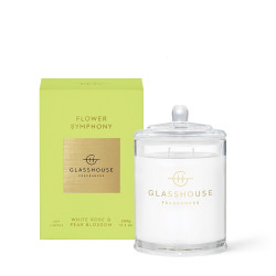 Glasshouse Fragrances-Flower Symphony Triple Scented Soy Candle 380g