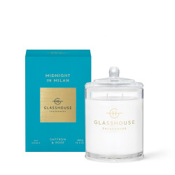 Glasshouse Fragrances-Midnight In Milan Triple Scented Soy Candle 380g